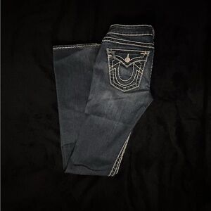 True Religion Women's Indigo Boot Cut Jeans